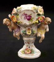 Vegyes porcelán tétel, mind különböző jelzéssel,kézzel festettek, különböző méretben és minőségben, ...