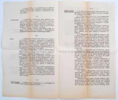 1868 Ideiglenes utasítás a Magy. kir. Vasúti és Hajózási főfelügyelet hatáskörét illetőleg. 4p