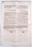 1853 Ferdinánd Miksa herceg felhívása a Ferenc József ellen elkövetett sikertelen merénylet emlékére...