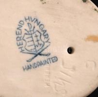 Herendi porcelán Ludas Matyi, kézzel festett, hibátlan, jelzett m: 8 cm, h: 9,5 cm
