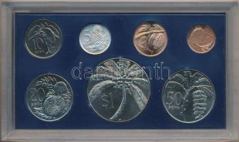 Szamoa 1974. 1s-1T (7xklf) fémpénz szett tokban T:1
Samoa 1974. 1 Sene - 1 Tala (7xdiff) coin set i...