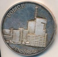 DN "Sárkányölő Szent György - ORFK / Police - Rendőrség" ezüstözött fém emlékérem (42,5mm)...
