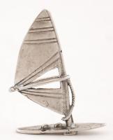 Ezüst vitorlás, jelzett, Ag., 7,9gr.,4,5x3,5cm/ Silver Sailing, marked, Ag. 7,9gr. 4,5x3,5cm