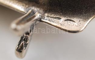 Ezüst vitorlás, jelzett, Ag., 17,9gr.,6x4cm/ Silver Sailing, marked, Ag. 17,9gr. 6x4cm