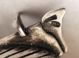 Ezüst vitorlás, jelzett, Ag., 19,7gr.,5,5x4cm/ Silver Sailing, marked, Ag. 19,7gr. 5,5x4cm