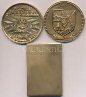 Románia 1979-1983. "Bélyegkiállítás" 3db klf emlékérem és plakett T:2
Romania 1979-1983. ...