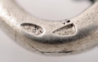 Ezüst szaxofon, jelzett, Ag., 22,8gr., 5,5cm/ Silver saxophone, marked, Ag. 22,8gr. 5.5cm