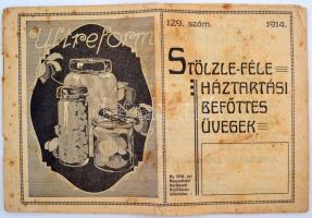 1914 A Stölze féle háztartási befőttes üvegek. Képes prospektus. 22p.