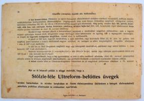1914 A Stölze féle háztartási befőttes üvegek. Képes prospektus. 22p