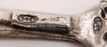 Ezüst mandolin, jelzett, Ag., 9.5gr., 5cm/Silver mandolin, marked, Ag., 9.5gr. 5cm