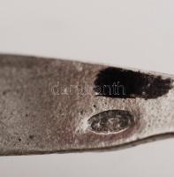 Ezüst elsőáldozó kisfiú, jelzett, Ag., 15,4gr., 6cm/ Silver first communion boy, marked, Ag. 15,4gr....