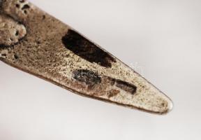 Ezüst elsőáldozó kisfiú, jelzett, Ag., 15,4gr., 6cm/ Silver first communion boy, marked, Ag. 15,4gr....