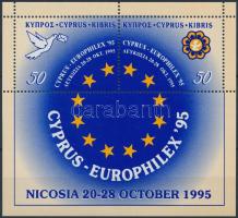 CYPRUS-EUROPHILEX bélyegkiállítás blokk CYPRUS-EUROPHILEX stamp exhibition block