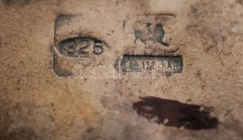 Ezüst rókácska, jelzett, Ag., 4,9gr., 4cm/ Silver little vixen, marked, Ag. 4,9gr., 4cm