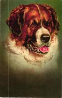 Dog, Wenau-Pastell No. 611. litho