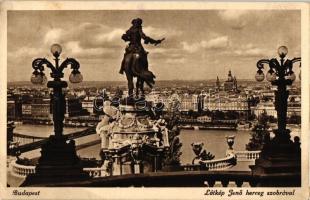 Budapest I. Királyi Vár, Savoyai Jenő herceg szobra (EK)