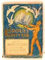 Karl Kraus: Bucsuztató. Halotti ének az Osztrák-Magyar Monarkia fölött. Ford. Szini Gyula. Bp. 1919, Kultura. 208 l. (Károlyi-Könyvtár 1.) Kiadói kissé kopottas, illusztrált papírborítóban. Az első néhány lap felső sarkán ázásnyom.