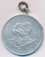 1898. "Emlék a buziási hadgyakorlatról" Al medál magyar és német nyelven (30mm) T:2