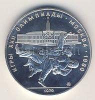 Szovjetunió 1979. 10R Ag "Nyári olimpia-Moszkva-birkózás" T:BU