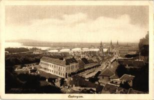 Esztergom, látkép, Mária Valéria híd (fa)