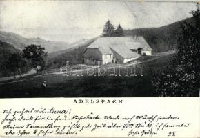 1898 Sainte-Marie-aux-Mines, Markirch; Hotel Adelsbach