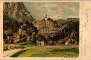 St. Pankraz bei Bad Reichenhall, Kuenstlerpostkarte No. 1231. von Ottmar Zieher, litho