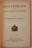 Rusznyák Gyula dr.: Faluvédelem. (A falu társadalmi problémái). Bp., 1935, Szent István-Társulat. Ki...