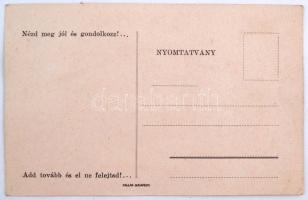 1938 "Szent István-Minden év az enyém és az én keresztemé" feliratú emléklap jelvénnyel