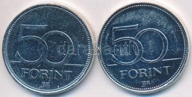 DN 50Ft "Nagy Magyarok / Batthyány Lajos, József Attila" (2x) multicolor emlékérme sorozat...