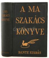 A Ma szakácskönyve. 2000 recept, diétás ételek, olcsó és gyorsan készülő ételek, weekend főzés, nyers ételek. Összeállította Z. Tábori Piroska.  A diétás étrendet összeállította Dr. Vincze Jenő. Bp., 1933. Dante. 632 p. Kiadói aranyozott egészvászon-kötésben, szép állapotban. Előzéklapját korábban kivágták, a címlapot összeragasztották a szennylappal.