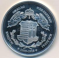 DN "Magyarország Keresztény Királyai / I. Ulászló 1440-1444" Ag emlékérem (20,2g/0.333/38,...