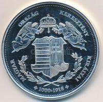 DN "Magyarország Keresztény Királyai / V. István 1270-1272" Ag emlékérem (20,2g/0.333/38,3...