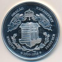 DN "Magyarország Keresztény Királyai / II. Kis Károly 1385-1386" Ag emlékérem (20,2g/0.333...