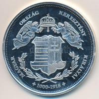 DN "Magyarország Keresztény Királyai / II. István 1116-1131" Ag emlékérem (20,2g/0.333/38,...