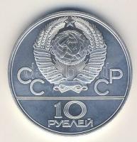 Szovjetunió 1979. 10R Ag "Nyári olimpia-Moszkva-röplabda" T:BU