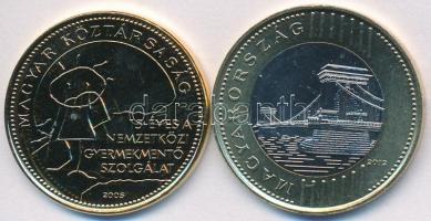 2005. 50Ft aranyozva + 2012. 200Ft T:2,2-