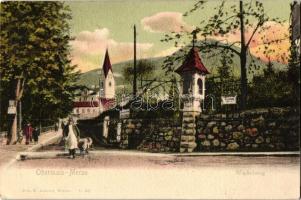 Merano, Meran; 8 old town view postcards