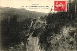 Auvergne, Ligne dAmbert a la Chaise-Dieu, Pont du Merle / locomotive line