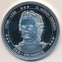 DN "Magyarország Keresztény Királyai / Mária Terézia 1740-1780" Ag emlékérem (20,2g/0.333/38,36mm) T:PP