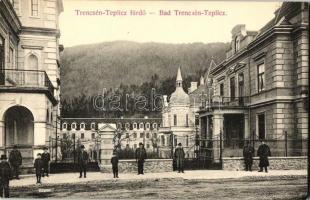 Trencsénteplic-fürdő, Trencianske Teplice; villák / villas