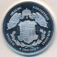 DN "Magyarország Keresztény Királyai / I. Bajnok Béla 1060-1063" Ag emlékérem (20,2g/0.333...