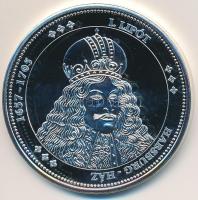 DN "Magyarország Keresztény Királyai / I. Lipót 1657-1705" Ag emlékérem (20,2g/0.333/38,36mm) T:PP