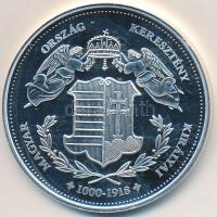 DN "Magyarország Keresztény Királyai / II. Géza 1141-1162" Ag emlékérem (20,2g/0.333/38,36...