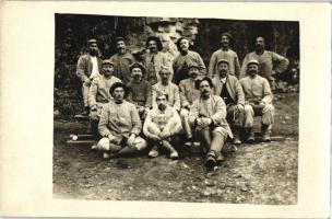 WWI French Alpine Hunters, group photo (EK)