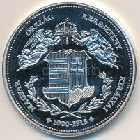DN "Magyarország Keresztény Királyai / I. Ferenc József 1848-1916" Ag emlékérem (20,2g/0.3...