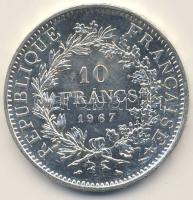 Franciaország 1967. 10Fr Ag "Herkules csoport" T:1/2