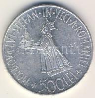 Románia 1941. 500L Ag "Moldova" T:2+/2