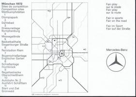 1972 München Olimpiai belépő: lövészet,  szép állapotban, 10,5x15cm/1972 Munich Olympic ticket for s...