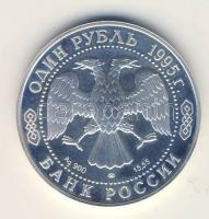 Oroszország 1995.1R Ag "Vadvilág-delfin" T:PP