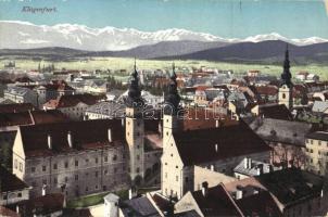 8 db RÉGI városképes képeslap, 7 osztrák és 1 szlovén lappal, vegyes minőség / 8 old town view postc...